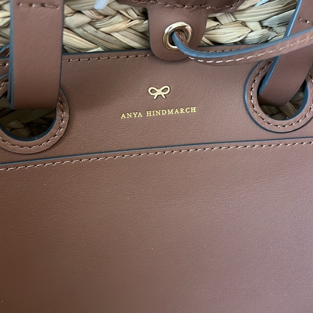 Anya Hindmarch small paper eyes basket bag - Picture 9 of 13